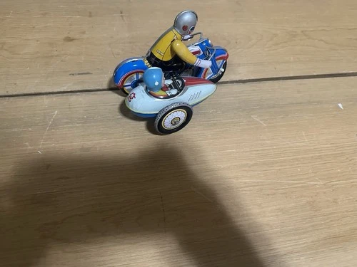 vintage schylling motorcycle & sidecar