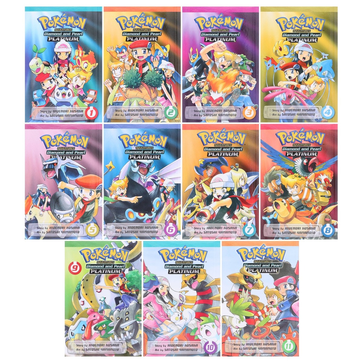 Pokemon Adventures Diamond & Pearl/Platinum Vol. 1-11 Box Set By