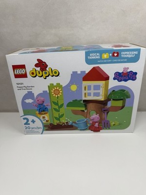 LEGO DUPLO 10431 Peppa Pig Garden and Tree House Set NEW Sealed Preschool Gift