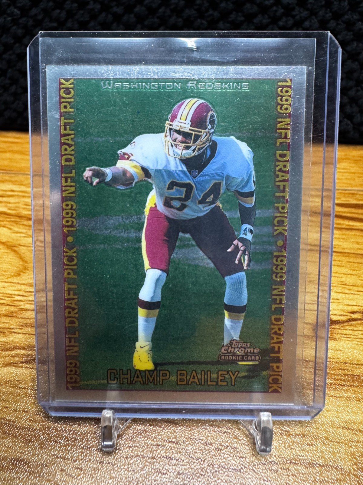 1999 Topps Chrome - 1999 NFL Draft Pick Champ Bailey #160 (RC)