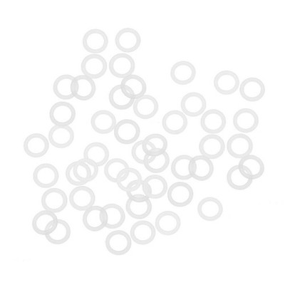 50pcs white 9mm x 1.5mm heat resistance rubber O ring sealing ring *tn
