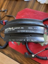 David Dave Clark Model H10-37 Aviation Headset With Helicopter Adapter.