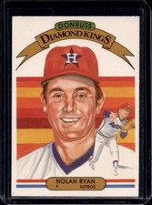 1982 Donruss Nolan Ryan Radiant Rare Diamond Kings #13 Astros