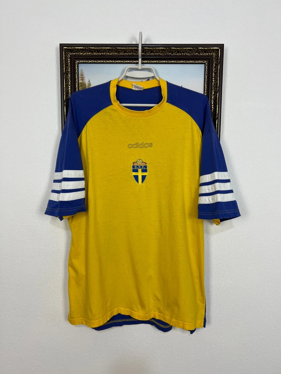adidas Sweden Size L National Team Soccer Fan Apparel & Souvenirs