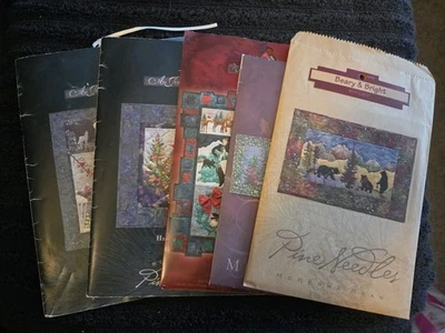 Misc. Lot Of 5 Christmas Mckenna Ryan Pine Needles Quilt Patterns - Image 1 of 4