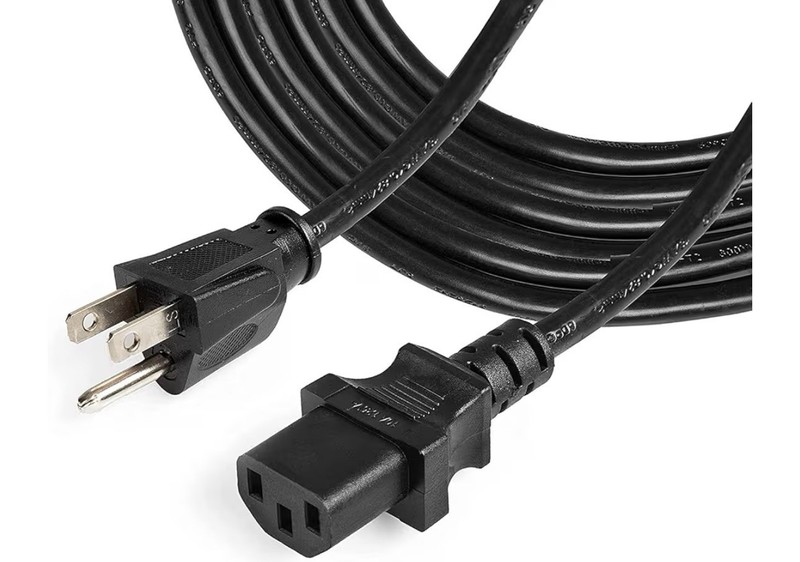 Lot Of 4 Universal Power Cord for Monitors TV Replacement 6ft 18 AWG