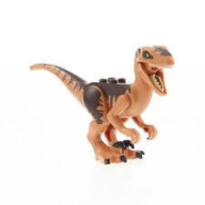 1x Lego Animal Dinosaur Raptor Medium Nougat Eyes Green Velociraptor Raptor10