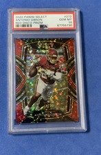 2020 Panini Select - Club Level Antonio Gibson #272 Red Disco Prizm /49 (RC)