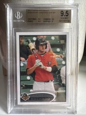 2012 TOPPS PRO DEBUT #16B MANNY MACHADO RC PHOTO VARIATION SSP WITH BAT ORIOLES