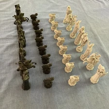 Harry Potter Wizard Chess Set 2002 Mattel - All 32 Pieces Only -  No Board