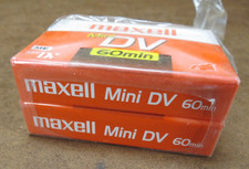 MAXELL Mini DV 60 Min Tapes Digital Video Cassette Lot of 2 New Sealed
