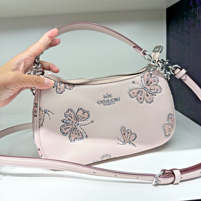 Coach Teri Shoulder Bag With Butterfly Print CCE92 & Gift Receipt Authentic  
