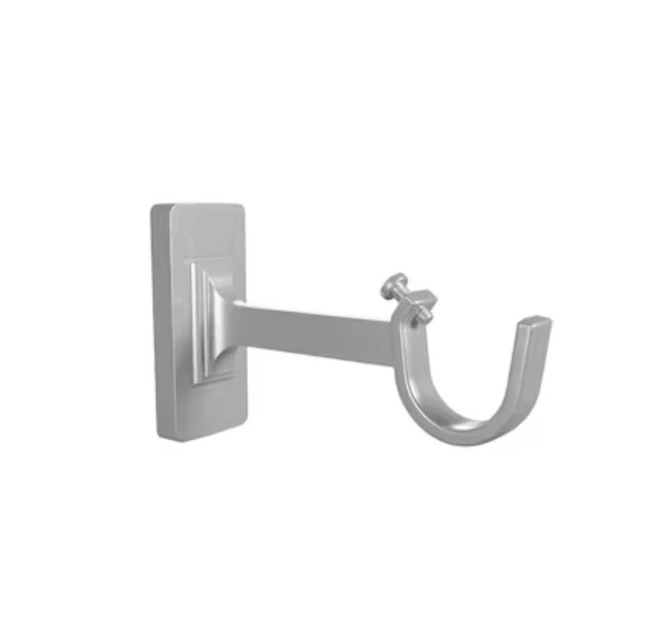 Allen + roth 2Pack матовый никель цинк одиночный занавес стержень кронштейн #5184150 1377R - Изображение 2 из 4