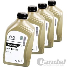 4x 1L GM OPEL 5W30 DEXOS1 GENERATION 3 ÖL MOTORÖL passend für API SN RC 95599919