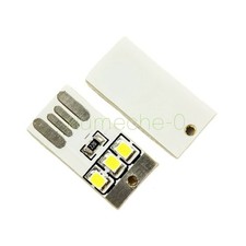 5Pcs NEW Mini 3LED USB Light White Lamp Nightlight Camping Outdoor Portable