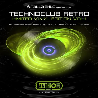 LP Technoclub Retro Limited Vinyl Edition Vol.1 by Talla 2XLC - Coloured Vinyl