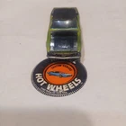 Vintage Redline Hot Wheels 1967 Custom Camaro Emerald Green Brown US + Button