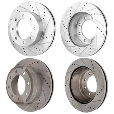 Front & Rear Brake Disc Rotors for F250 Truck F350 Ford F-250 Super Duty F-350