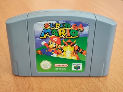 Super Mario 64 Nintendo 64 N64 Spiel Modul PAL Original NUS-NSMP-EUR Top Zustand