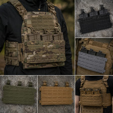 Tactical MK5 Chest Rig Front Panel MOLLE Weste Tasche f&uuml;r FCSK JPC LV119 6516