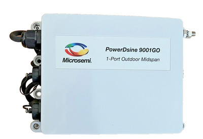 Microsemi PowerDsine 9001GO Outdoor PoE+ Injektor (30W)   Neuwertig in OVP