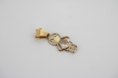 14k Solid Gold Boy Pendant, Son, Kid Necklace, Brother, Children, Kid, BFF