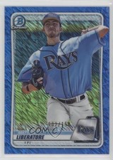 2020 Bowman Chrome Prospects Blue Shimmer Refractor 2/150 Matthew Liberatore 7i2