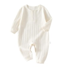 Unisex Newborn Baby Jumpsuit 100 Cotton Long Sleeve Baby Outfit Soft Comfort...