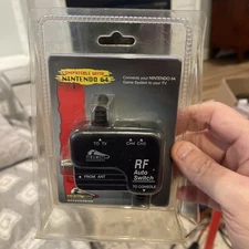 New Pelican Automatic Auto RF Switch RFU Coax TV Cable Nintendo 64 N64 PL-407