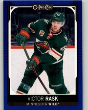 2021-22 O-Pee-Chee Victor Rask Blue-Border #113 Minnesota Wild