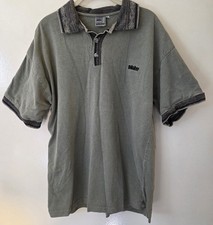 Vtg 90's Quiksilver Silver Edition Polo Shirt Mens M USA Logo Collar Surf Skate