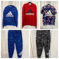 Adidas Boys Clothing Lot   Hoodies, Joggers  T-Shirt   Sizes XL Tops / L Bottom