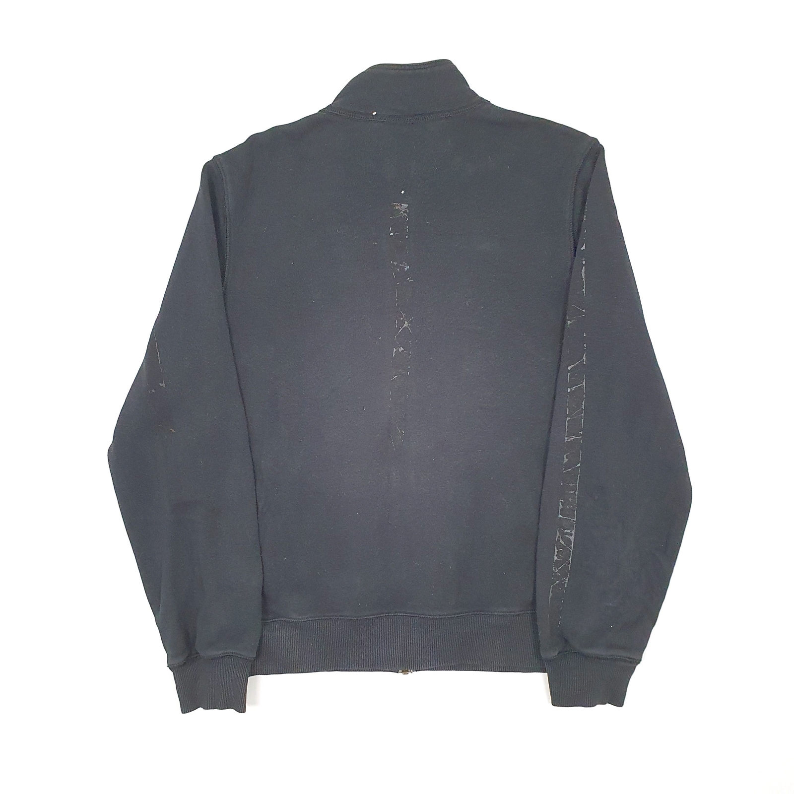 NIKE Full Zip Cotton Jumper Sweatshirt Mens S image 3