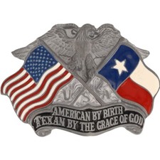 Texas Texan Ft Worth Dallas Houston Austin Western Cowboy NOS Vtg Belt Buckle