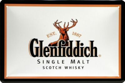 Blechschild 20x30 Glenfiddich Scotch Whiskey Bar Kneipe Pub Werbung Plakat