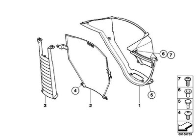 10x Original BMW 17117672755 - SUPER Befestigungsschraube online 