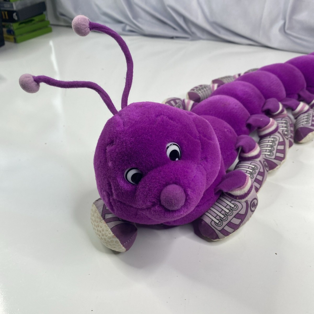 28” Vintage 90s Lots A Lots A Leggggggs Caterpillar Large Plush