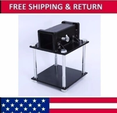 4''- 4.5'' Square RV Bumper Receiver Adapter 2'' Hitch Mount Bike Rack Carrier