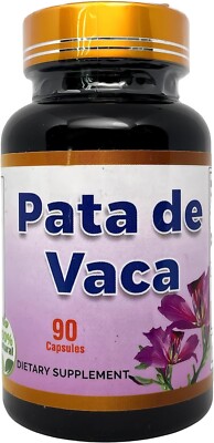 Productos El Colibri Pata de Vaca Extract Dietary Supplement 900mg 90 Capsules