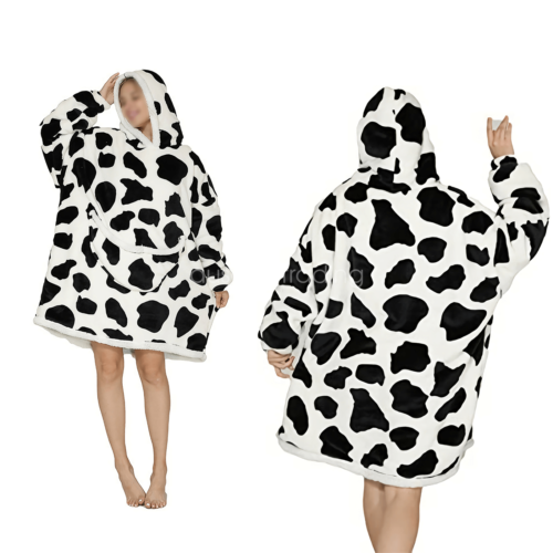 Flannel Hoodie Blanket: Snuggle Up in Soft Comfort - Picture 12 of 25