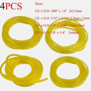 4 Size 16 Feet Fuel Line Hose Petrol Tubing Chainsaw Common Weedeater 2 Cycle