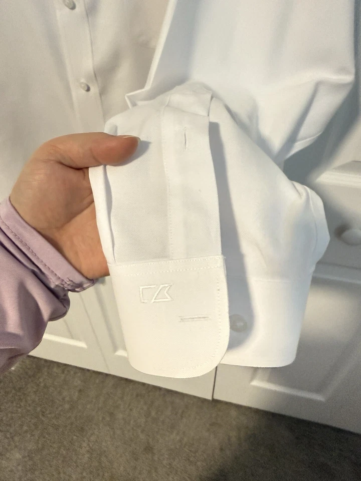 Cutter & Buck Pittsburgh Pirates Baseball Team Dress Shirt White 3XB - Image 4 of 4