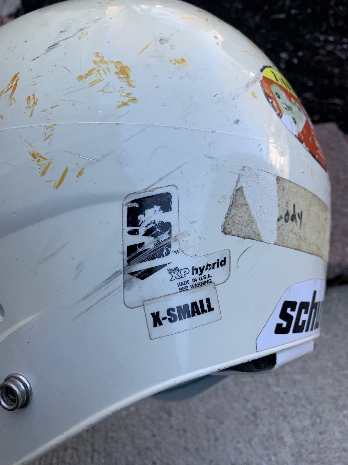 SCHUTT Football Helmet Youth Hybrid Size XS Used eBay