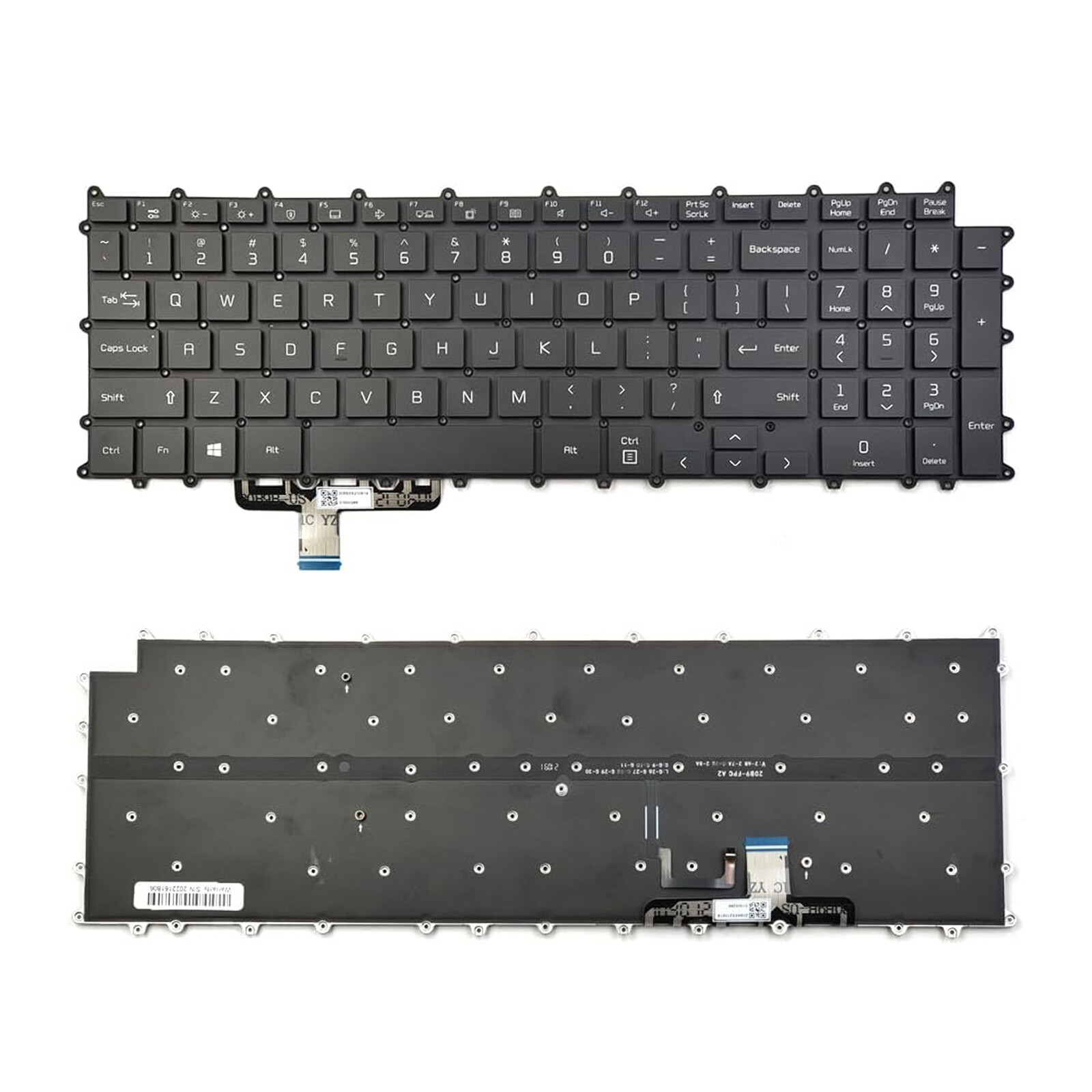 New US Keyboard RGB Backlit For LG Gram 17Z90P 17Z90P-G 17Z9