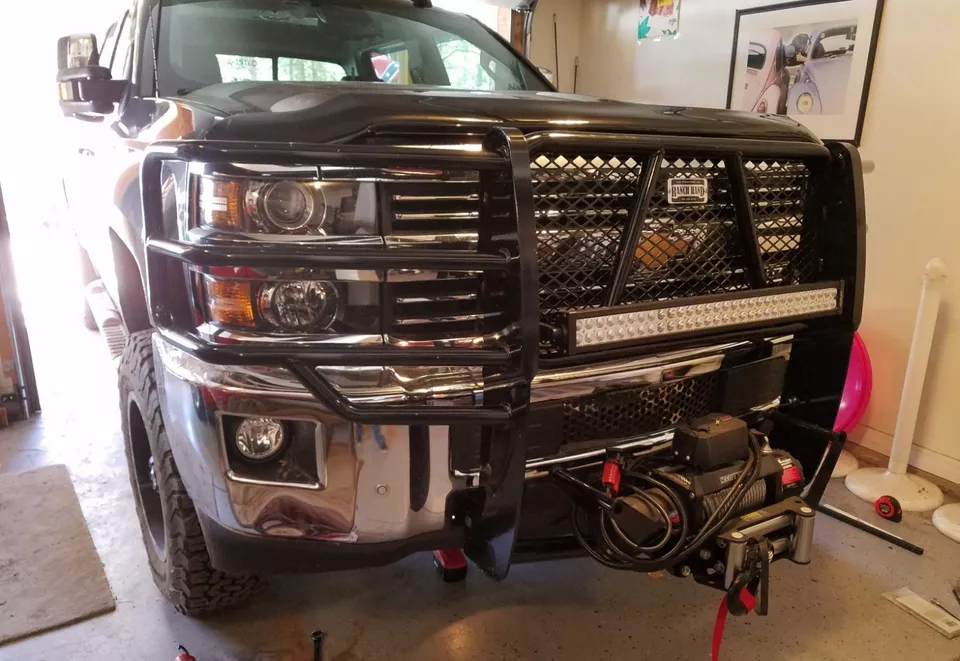 Smittybilt 2811 Winch Cradle for 2" Hitch Receivers - Image 2 of 4