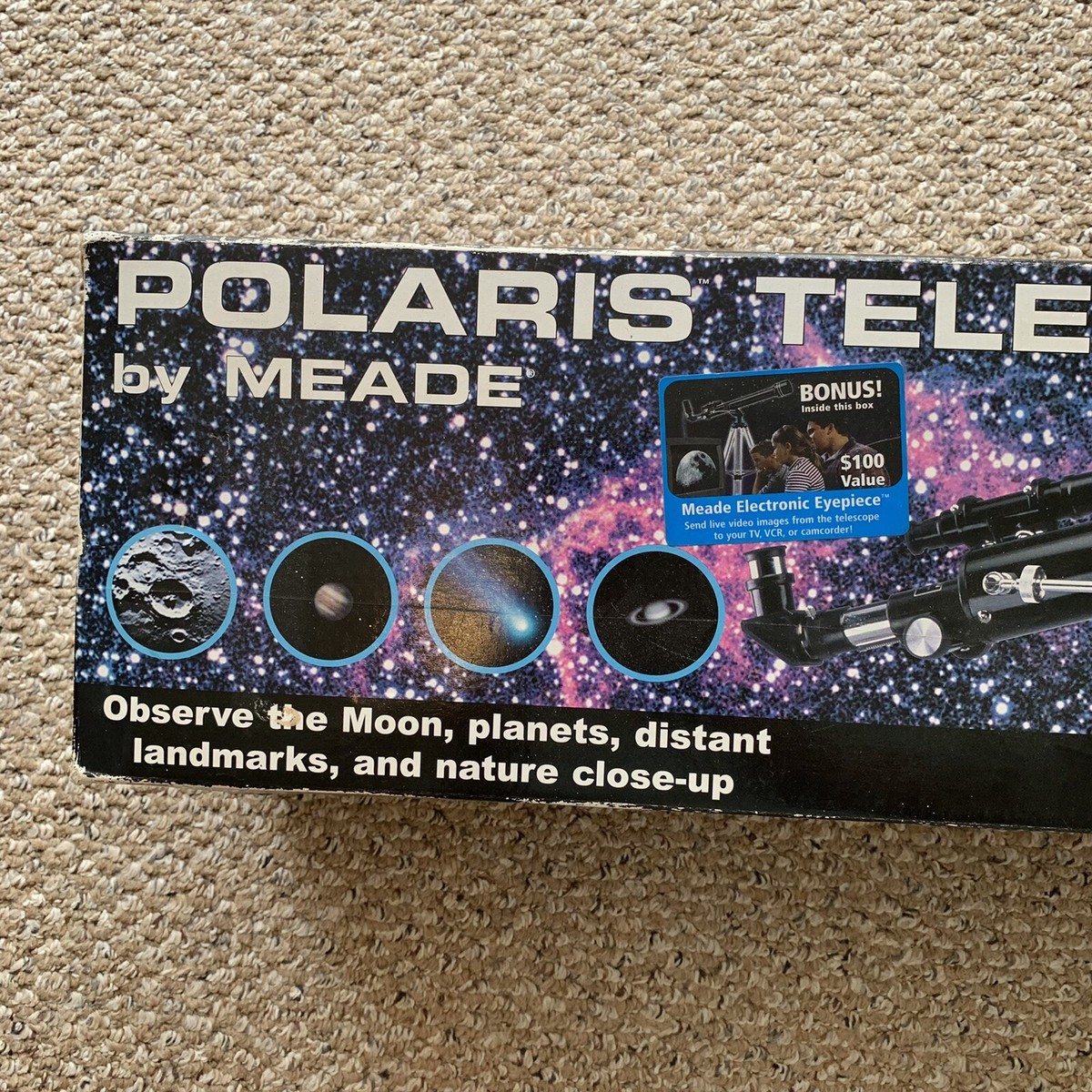 POLARIS Telescope by Meade Model 60AZ-D 60 mm Altazimuth