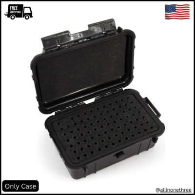 CASEMATIX Hard Shell 9Mm Ammo Box for 5.56, 223 or 9Mm Bullets - 8'' Waterproof A
