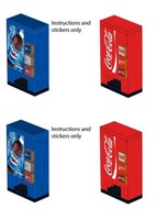 Lego Custom Soda Pop Vending Machine 10218 10224 10185 10182 Stickers Lego Custom Soda Pop Vending Machine 10218 10224 10185 10182 Stickers
