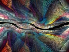 Strange World X By Antonio Gomez Fine Art Print Over Acrylic 40x30 Inch