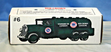 AMOCO 1930 Red Crown Tanker Truck Ertl Diamond T Die Cast Metal Bank 6